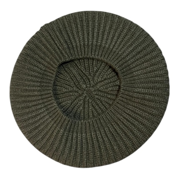 Naked Cashmere Women's Beret Beanie Green Medium Large Army - Picture 3 of 4